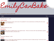 Tablet Screenshot of emilycanbake.com